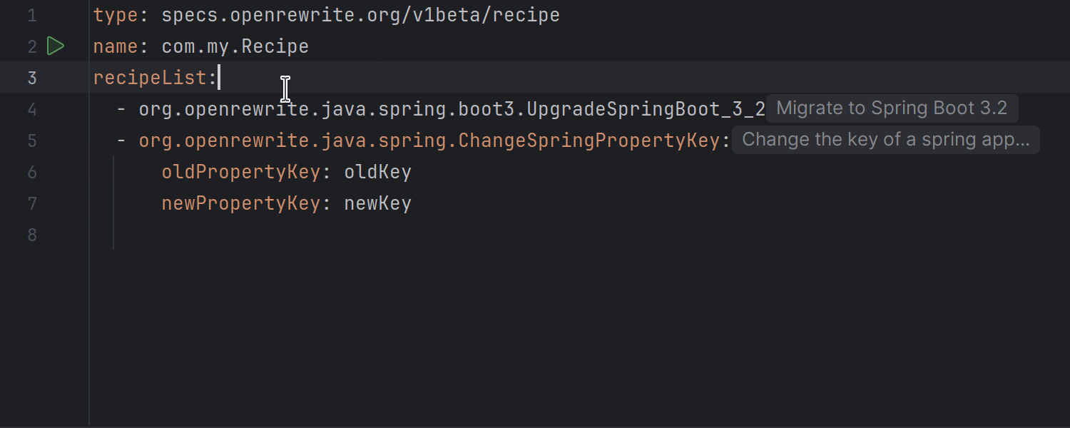 对 OpenRewrite 的支持