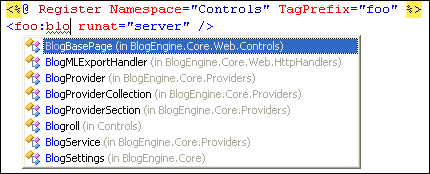 ReSharper's Code Completion in ASP.NET markup
