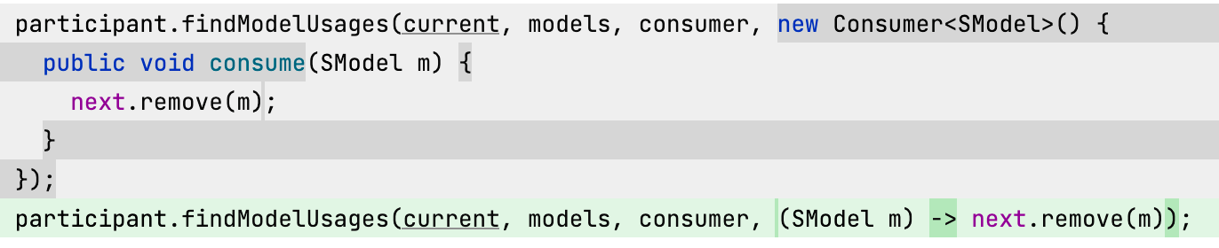 Generation of compatible closures into Java lambdas