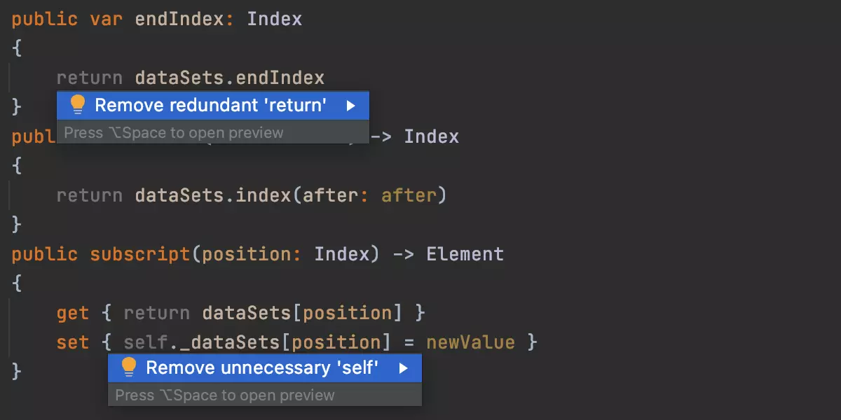 On-the-fly analysis