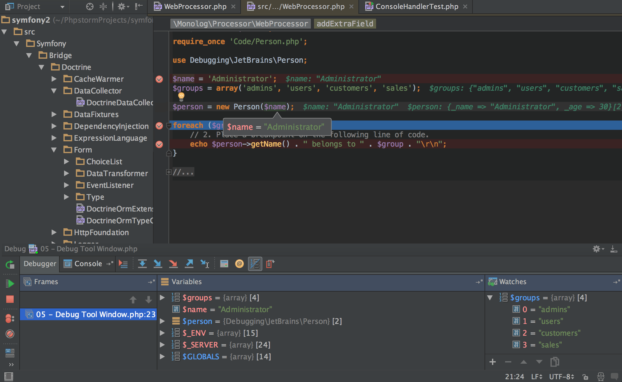 Php phpstorm How to