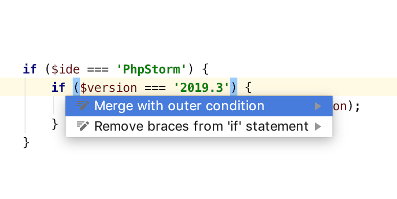 Merge nested conditions