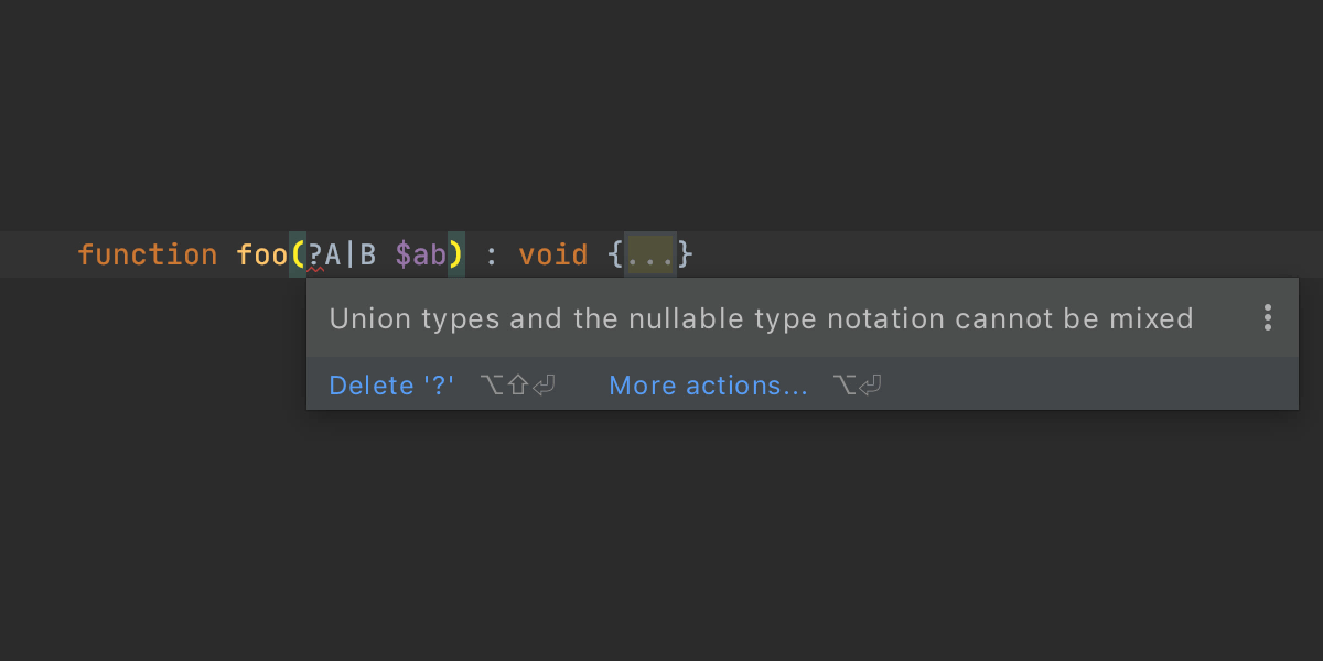 Work with nullable types