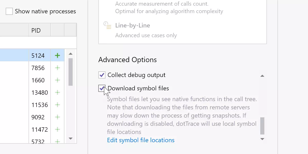 Native profiling