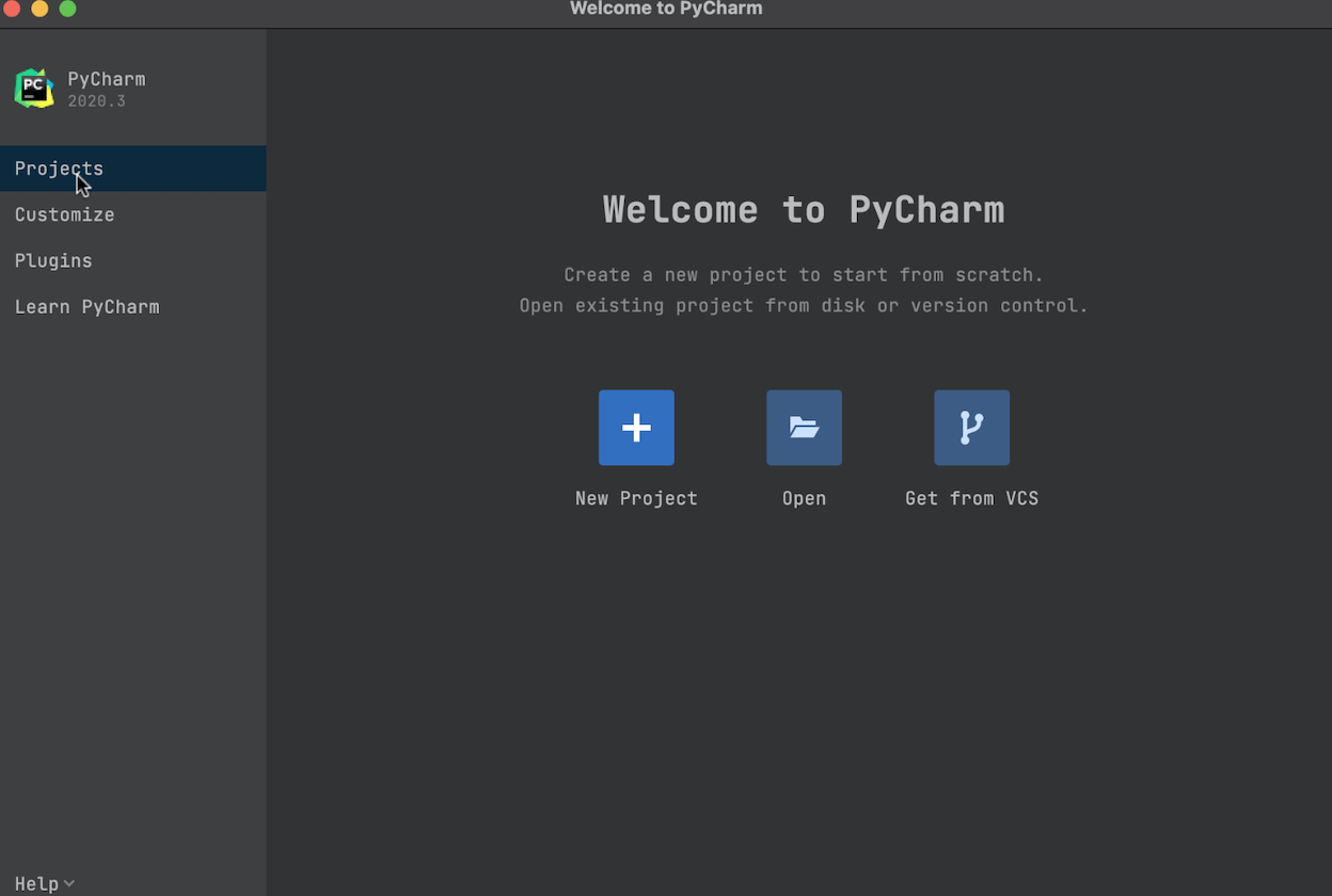 New Welcome screen for faster initial setup