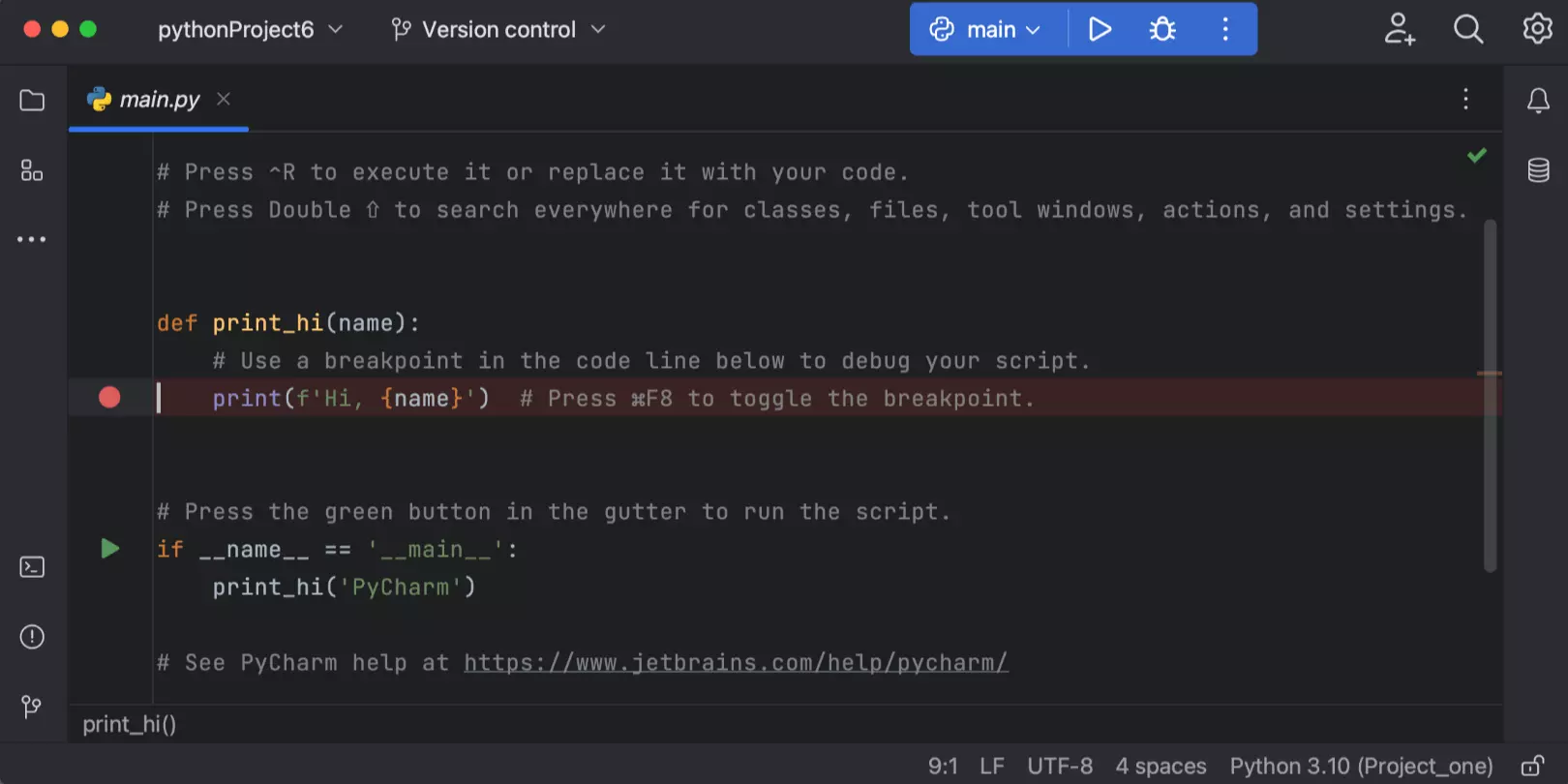 Nueva interfaz de usuario de PyCharm disponible desde los ajustes