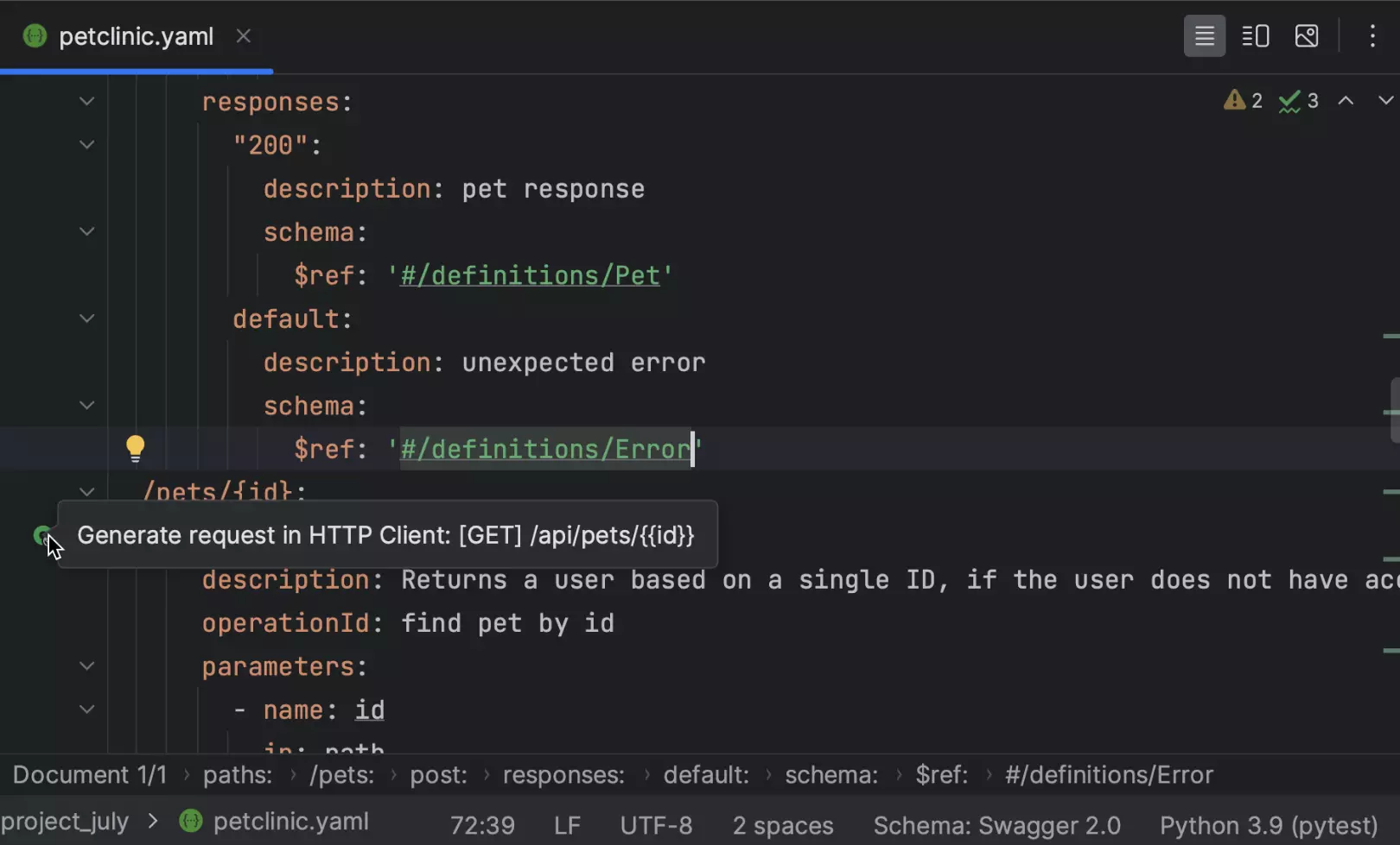 OpenAPI Specifications 플러그인 번들 제공