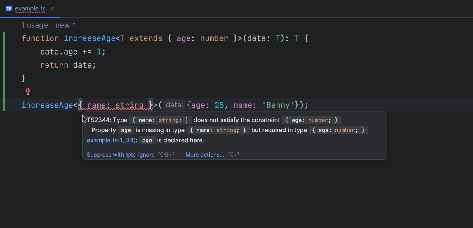 Improved error formatting in JavaScript and TypeScript