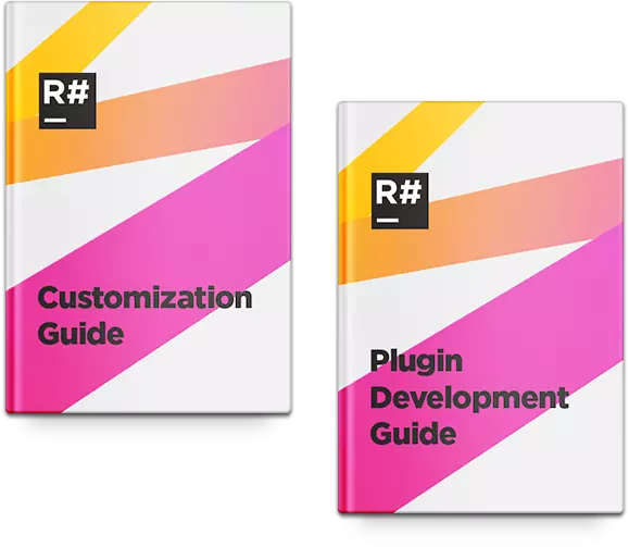 ReSharper customization and plugin development guides