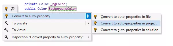 Utiliser un correctif rapide propriété automatique