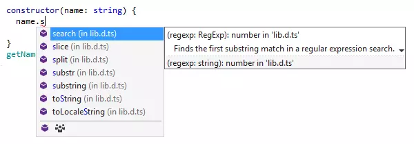 Finalización de código de ReSharper en TypeScript