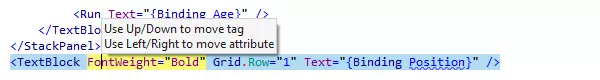 ReSharper helps reorder XAML code