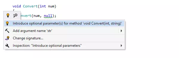 Correctifs rapides pour problèmes de code dans ReSharper