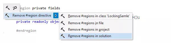 Applying context actions in wider scopes (file, project, or solution)