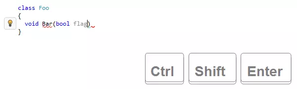 Different scenarios for the 'Complete statement' features