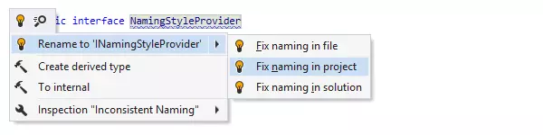 Configuración de estilo de nomenclatura extendida