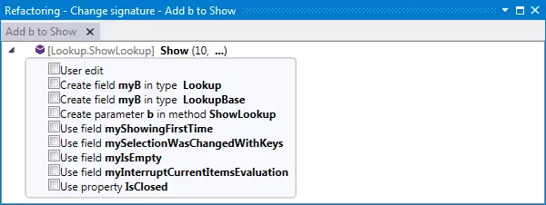 Refactorización Pull Parameter (Elevar parámetro) en ReSharper