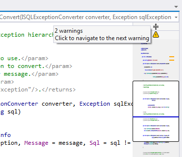 ReSharper code analysis in Visual Studio 2013's Enhanced Scroll Bar