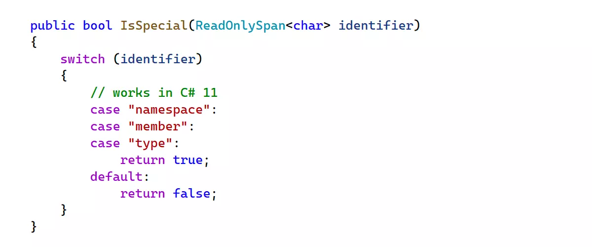 C# 11 機能の追加