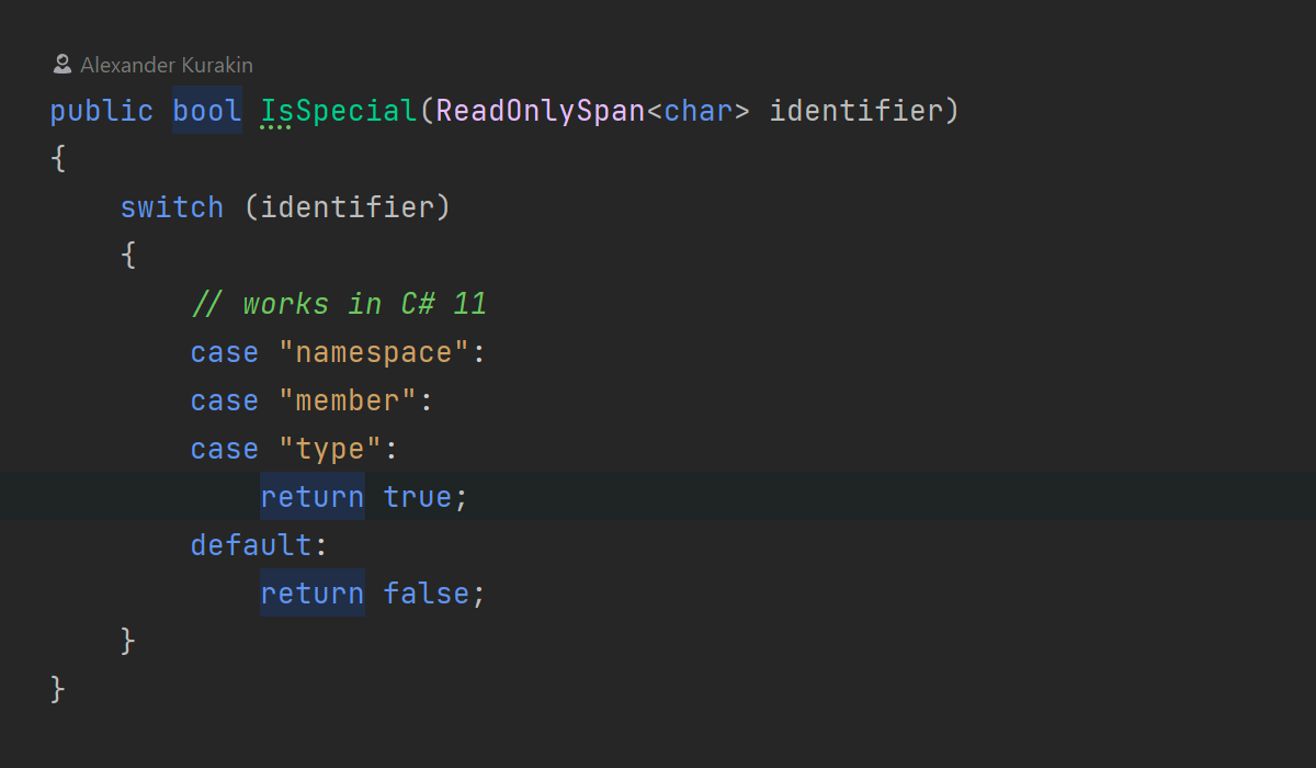 Mais recursos do C# 11