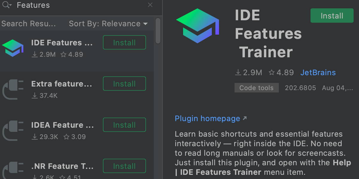 Fine-tune the IDE with plugins