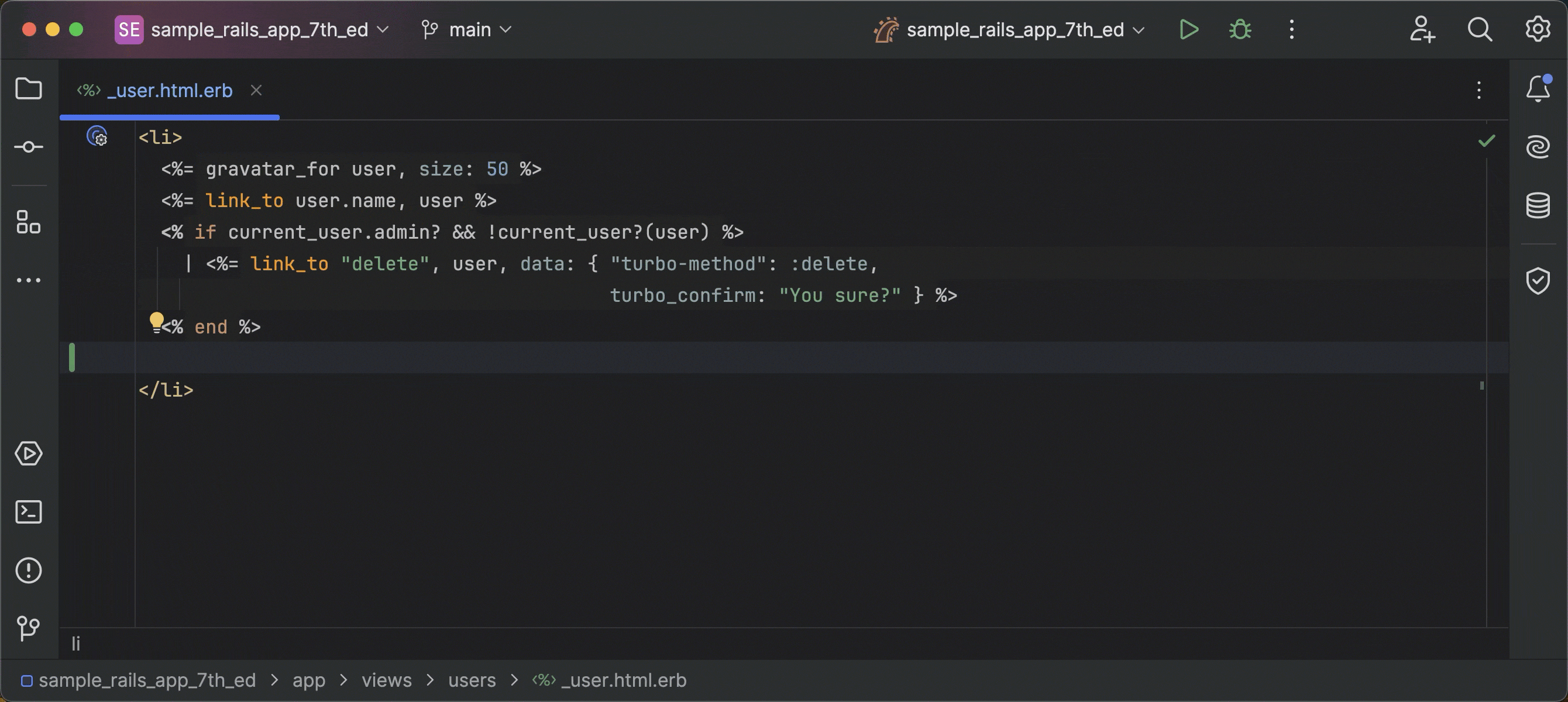 Ruby Erb What’s New in RubyMine 2024.1
