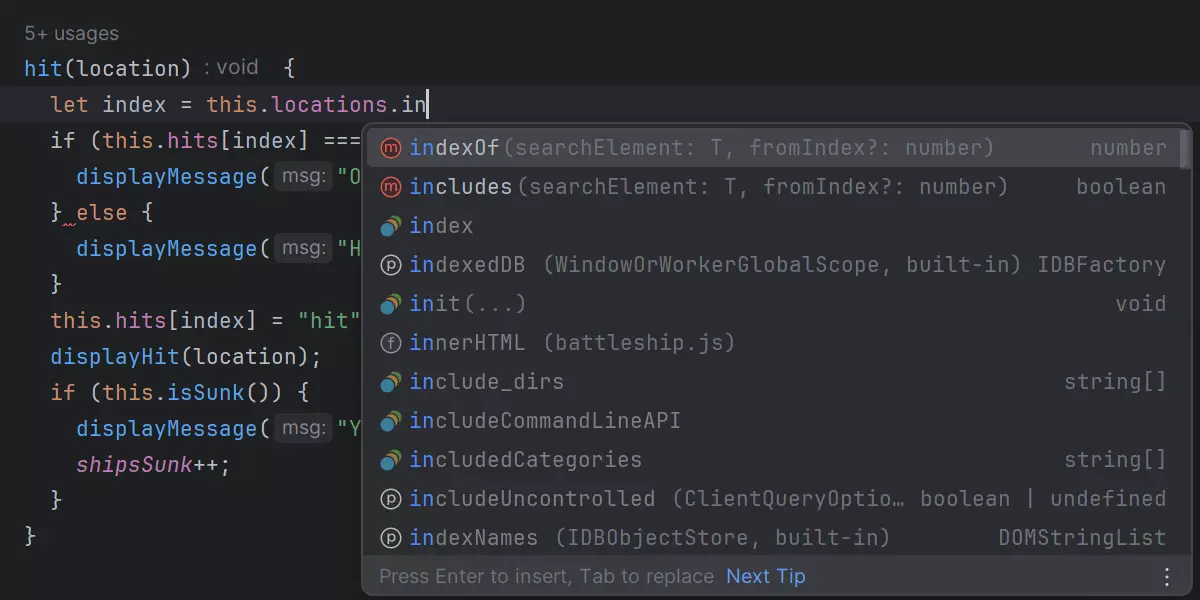 Saisie automatique du code