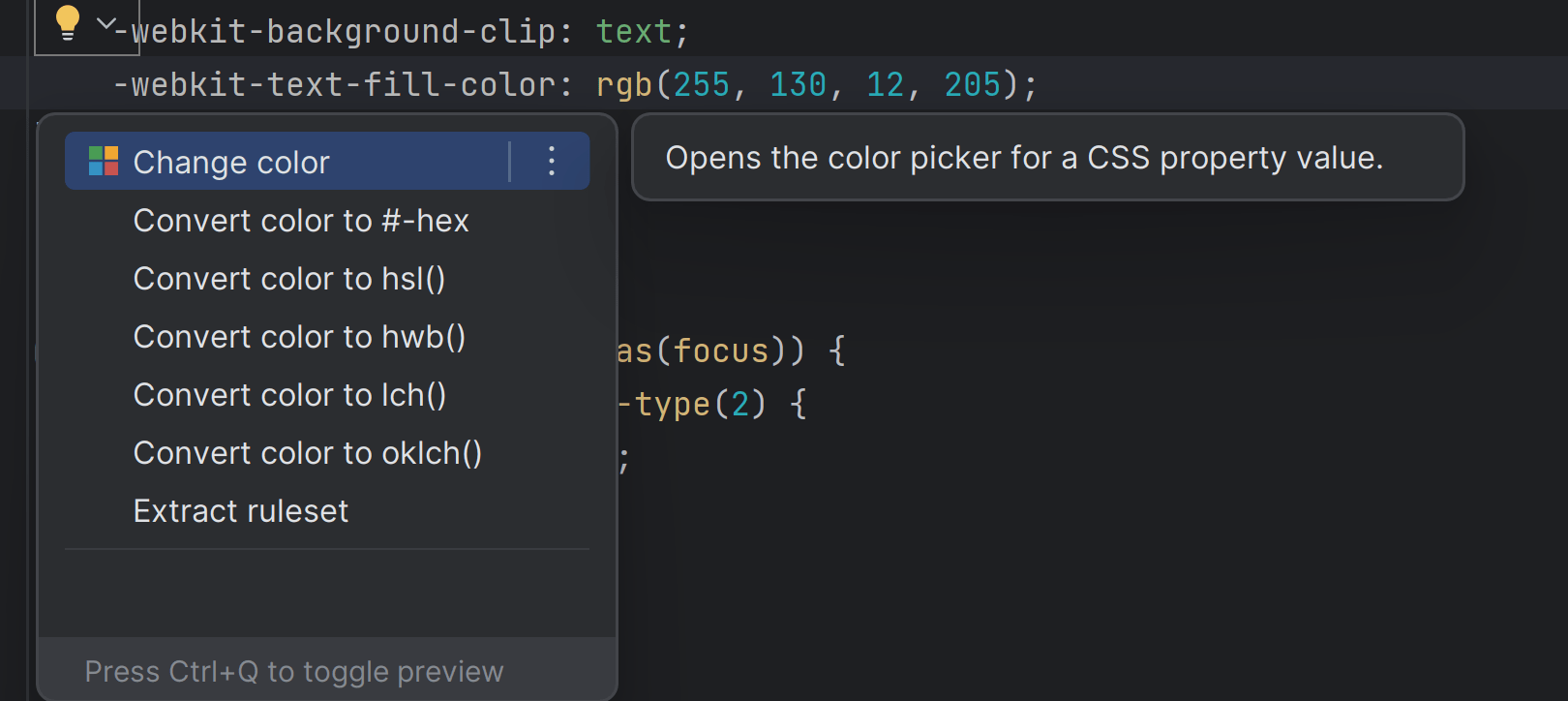 Ability to convert color to lch and oklch