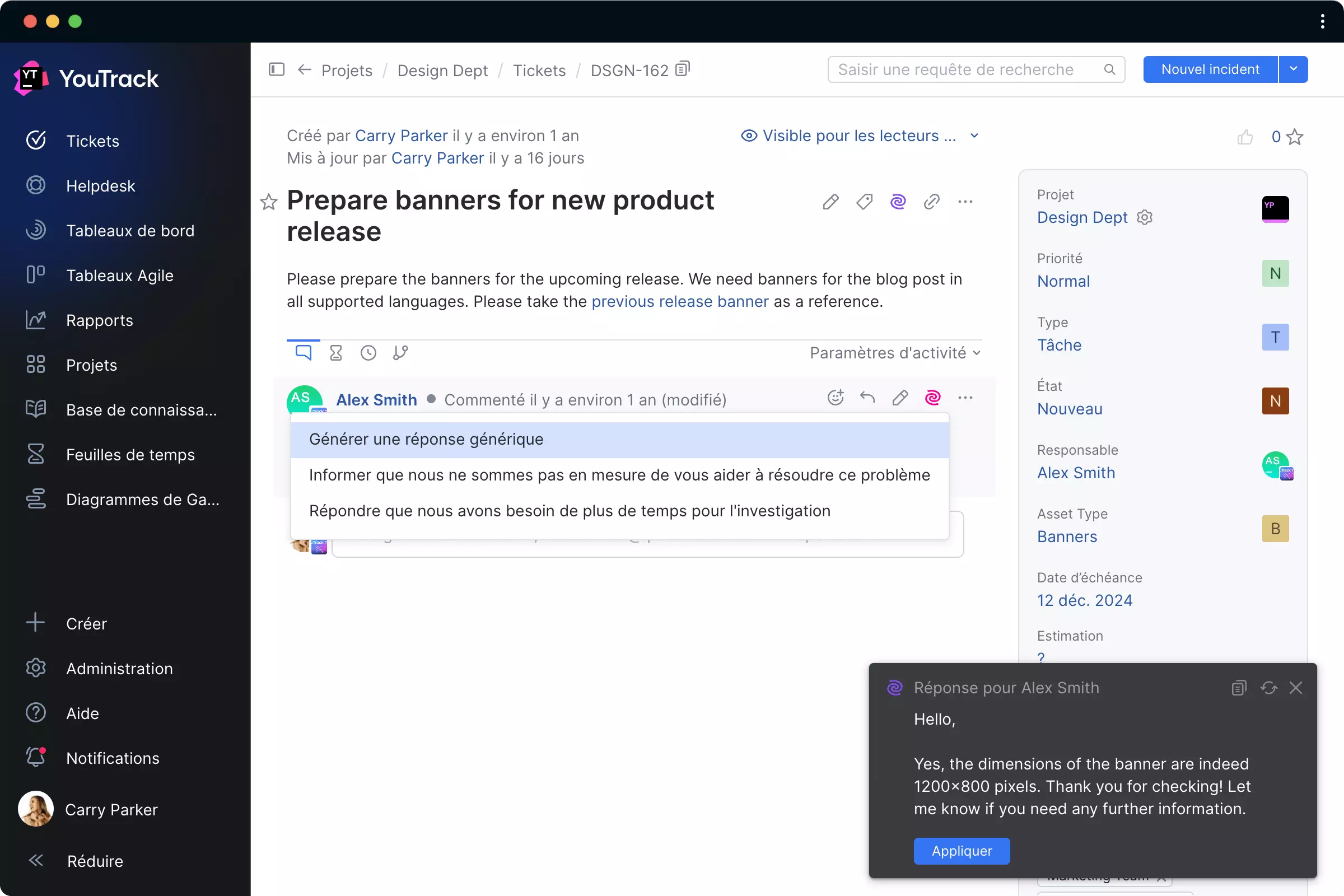 Laissez l'IA générer des commentaires pour vous