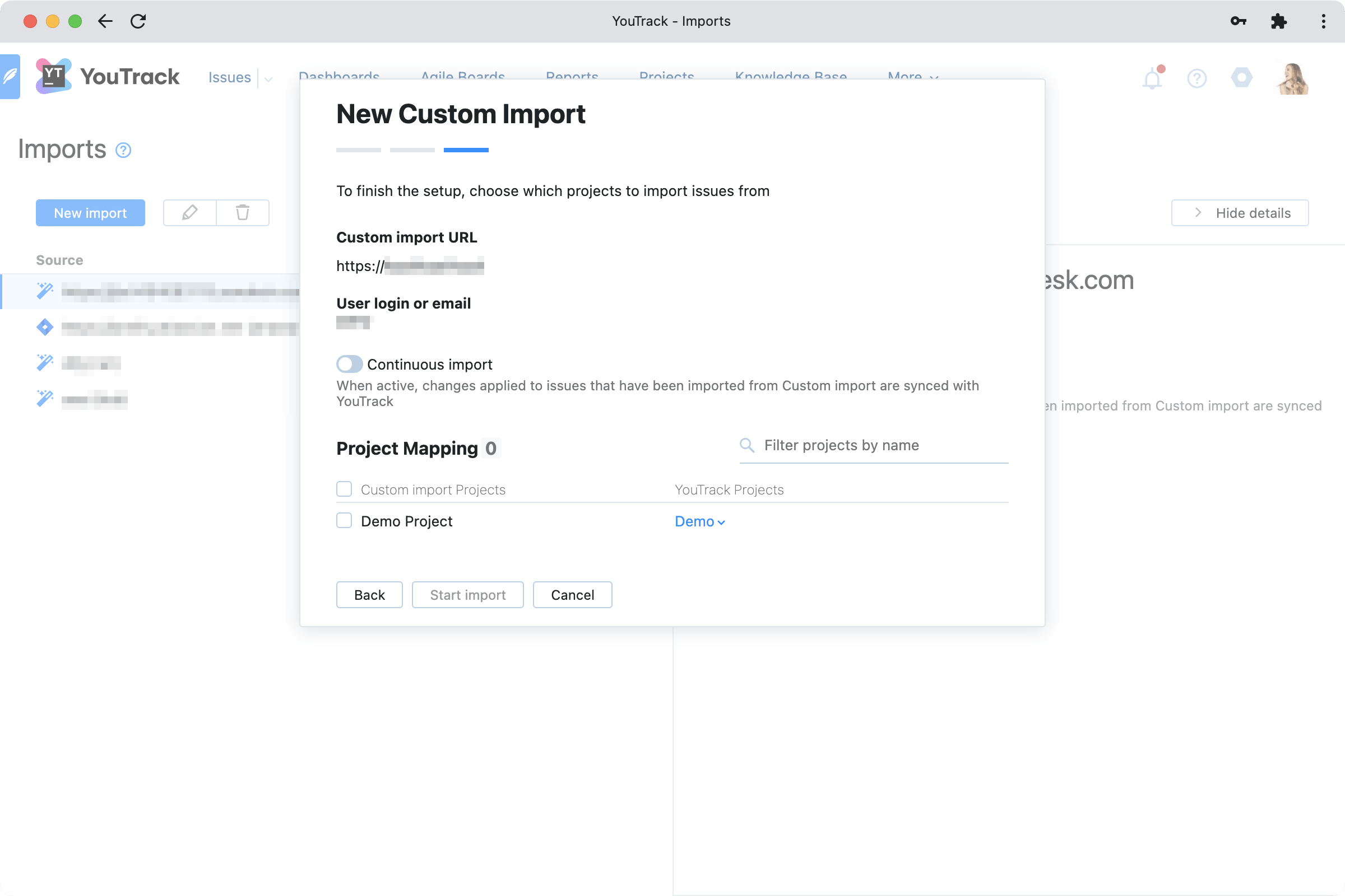 Custom imports