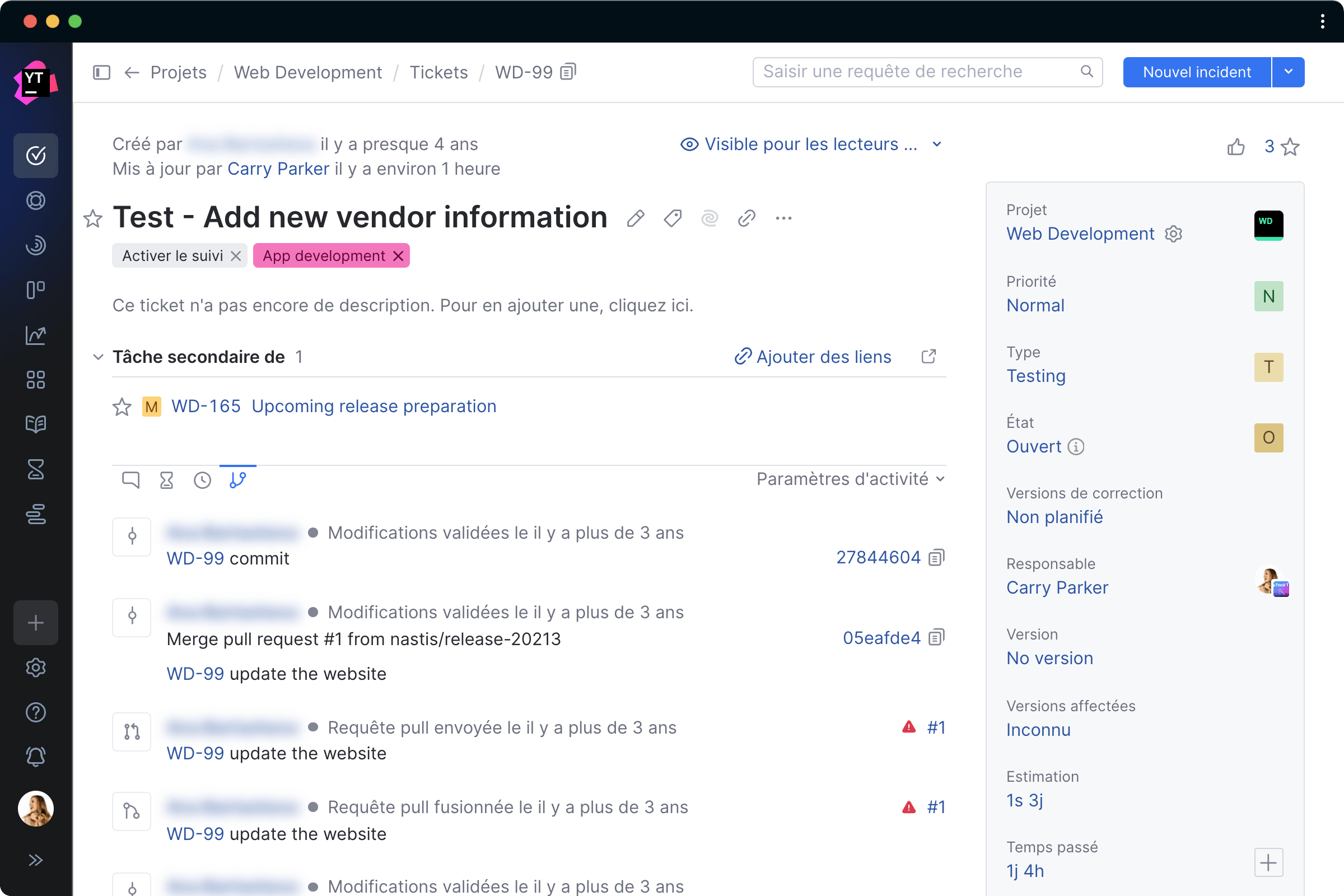 Fonctionnalités avancées