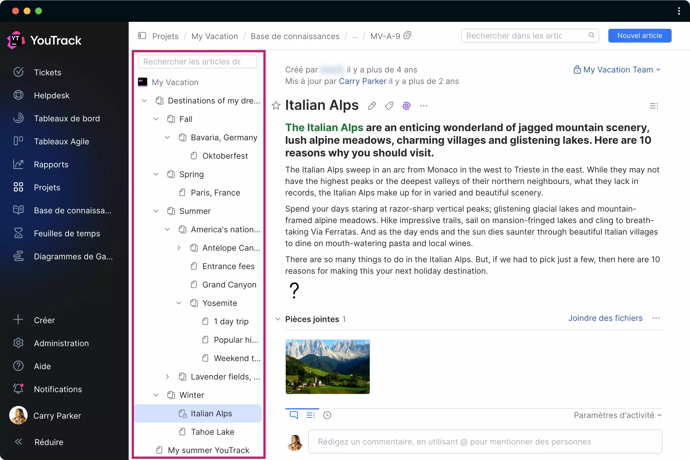 Les informations au bout des doigts