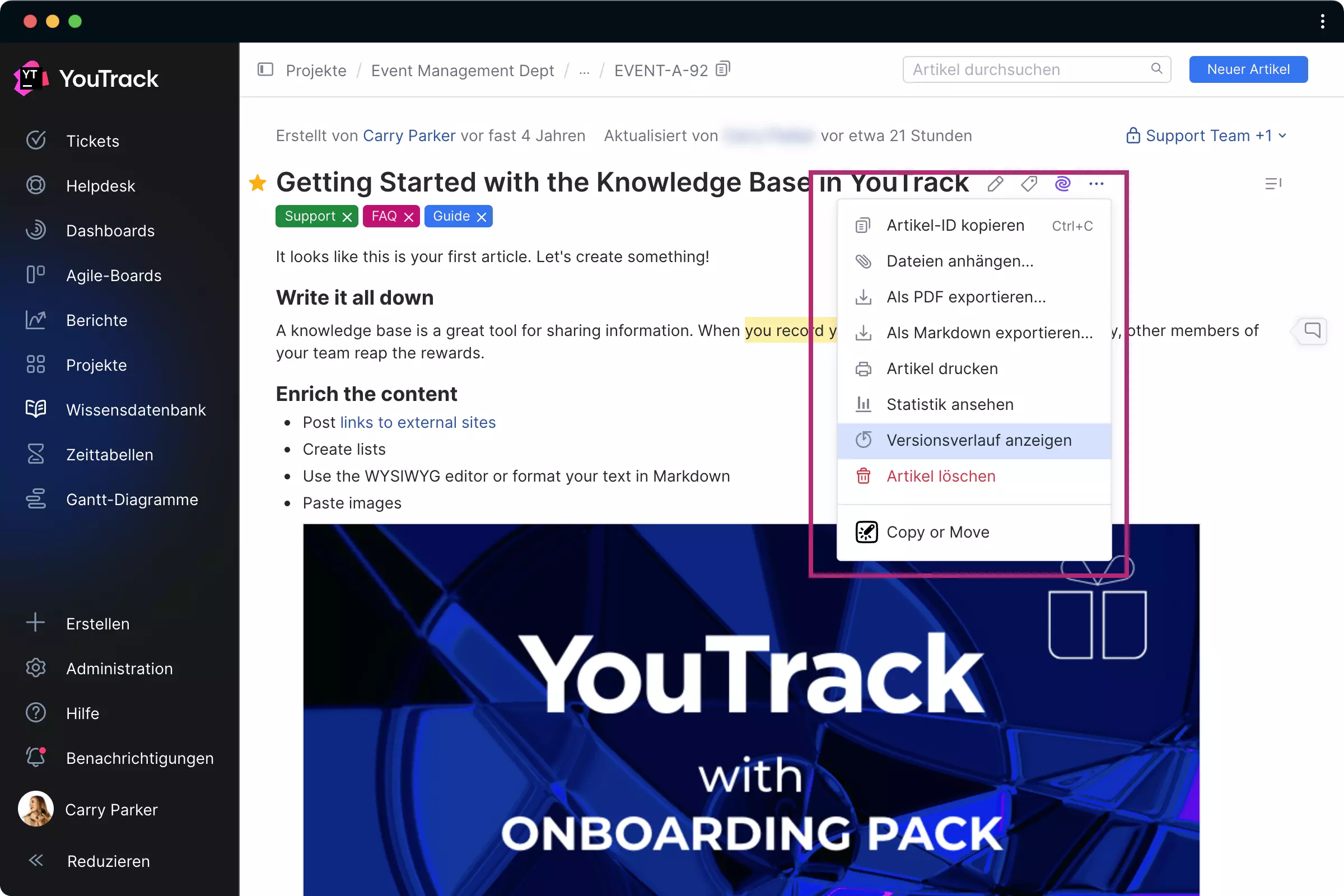 Unbeschwerte Kreativität