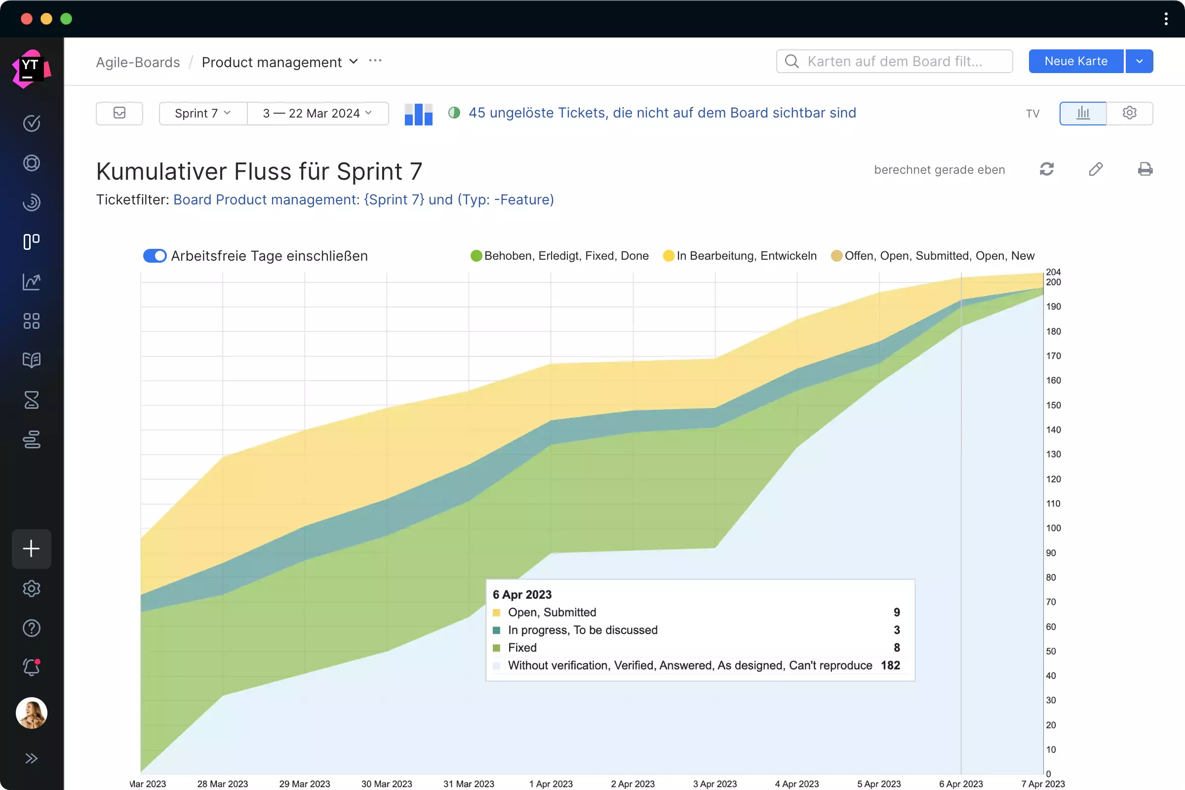 Planung und Verwaltung der Aufgabenausführung mit Agile-Boards