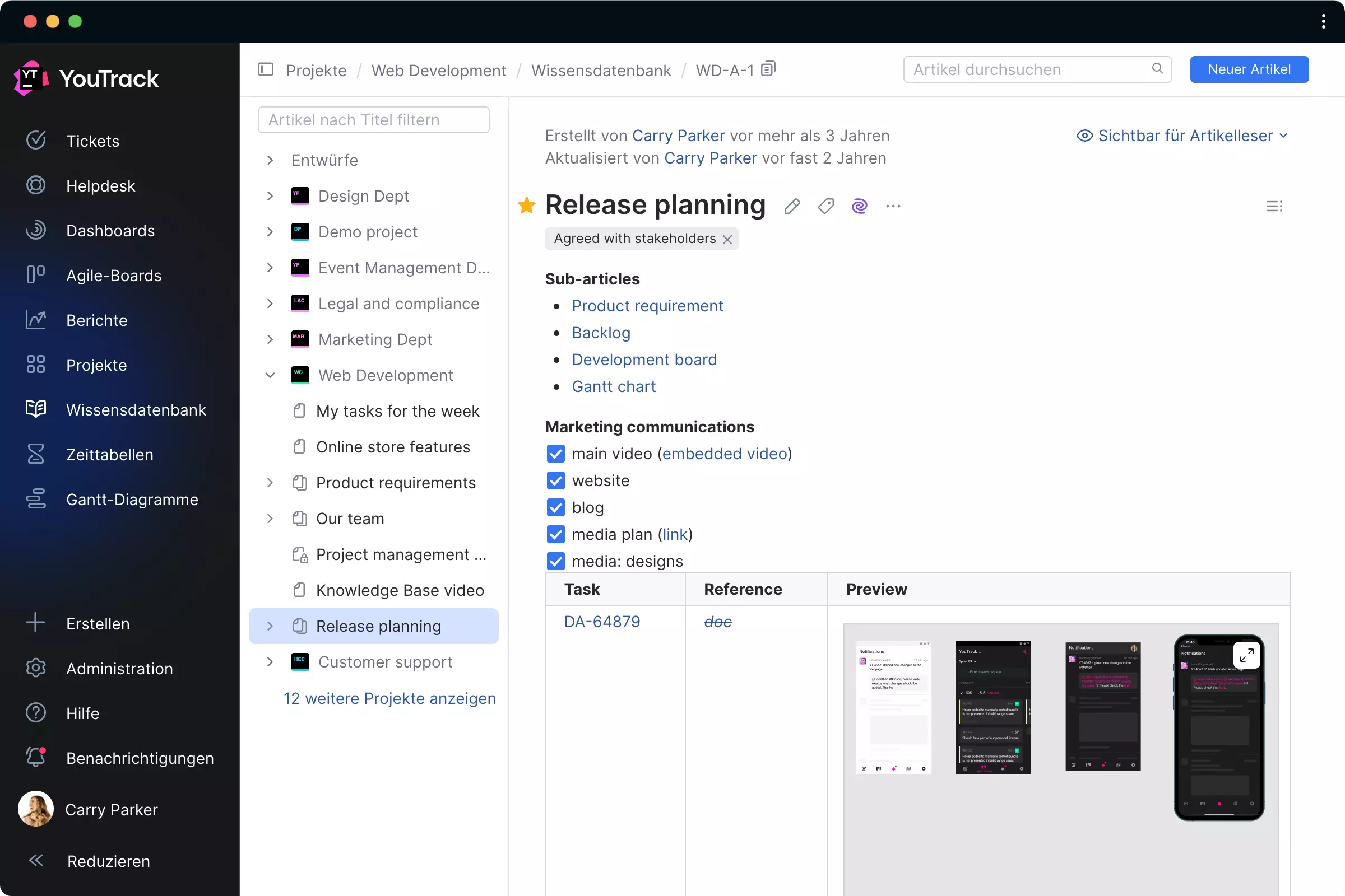 Knowledge Base für Anforderungsmanagement und Roadmapping