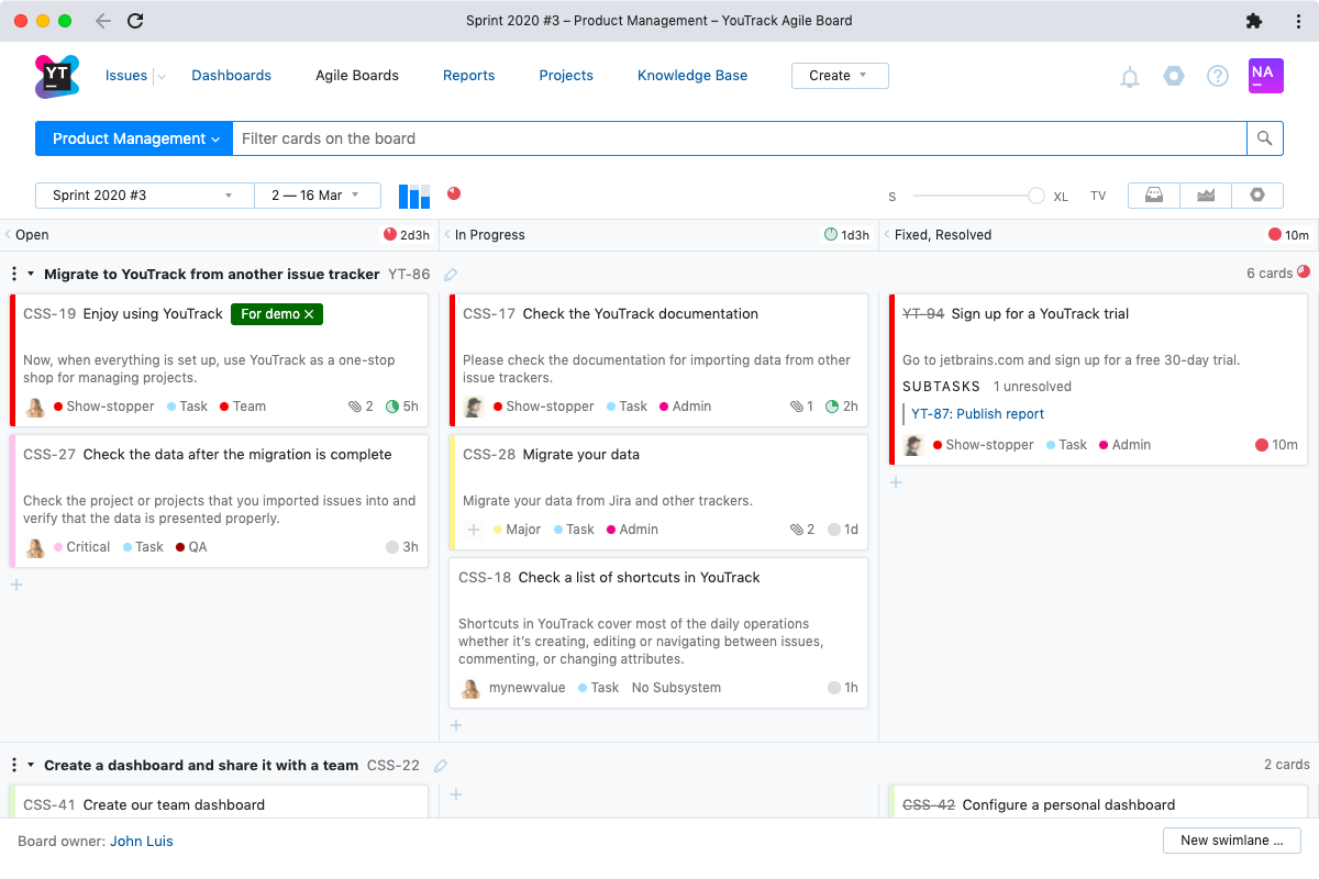Youtrack - Agile Project Management Tool For Each Member Of Your Team.