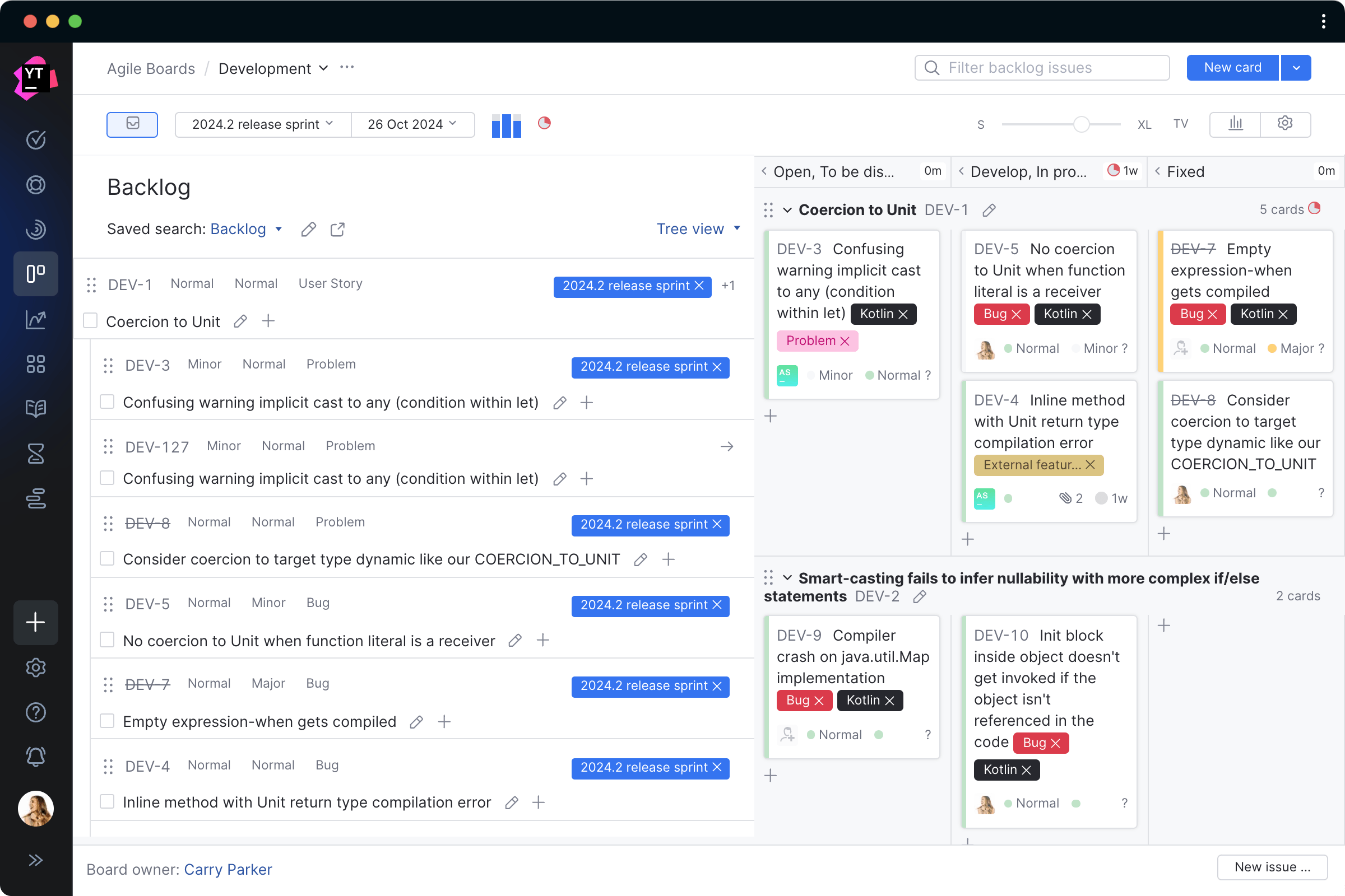 YouTrack for Software Development teams
