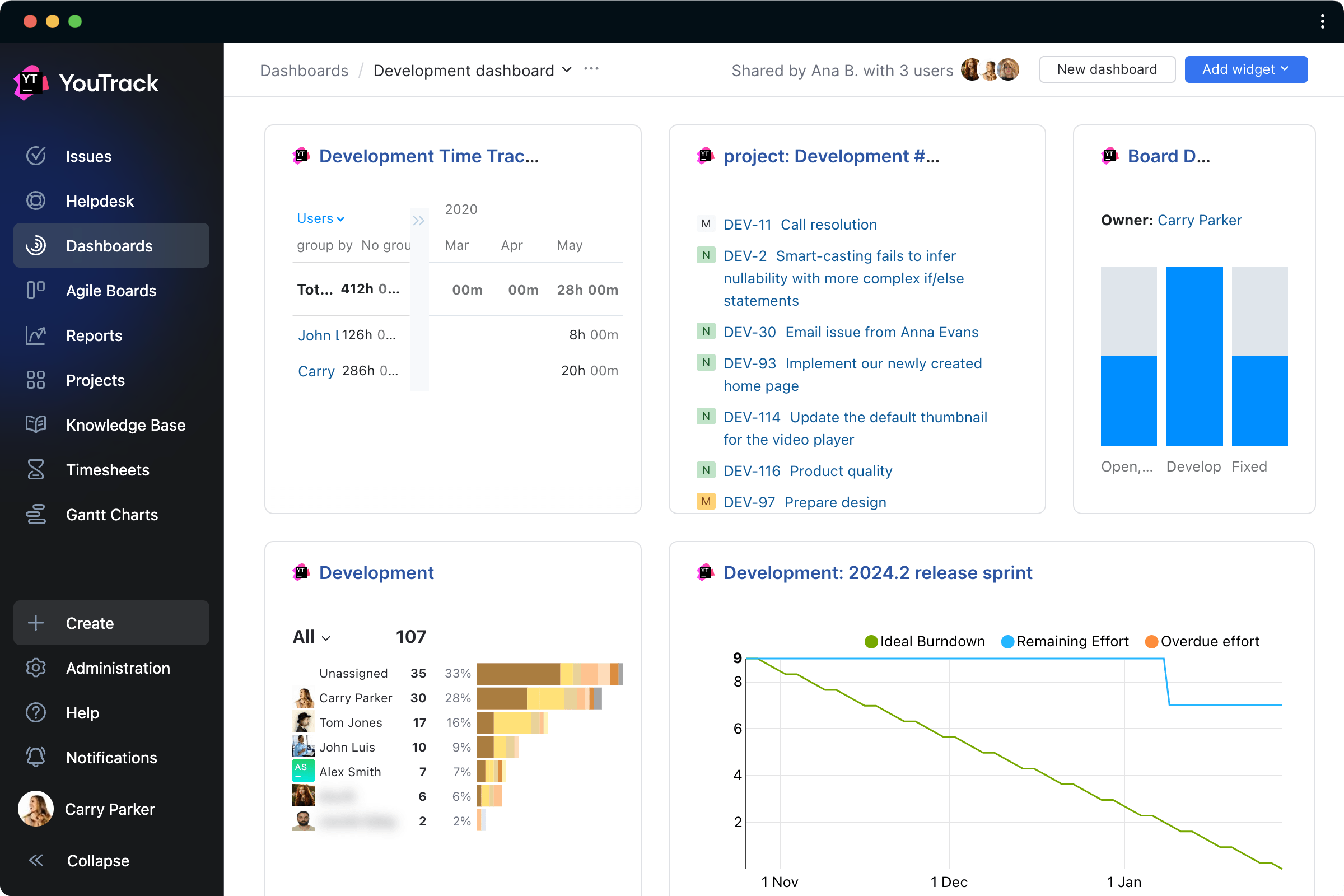 YouTrack for Software Development teams