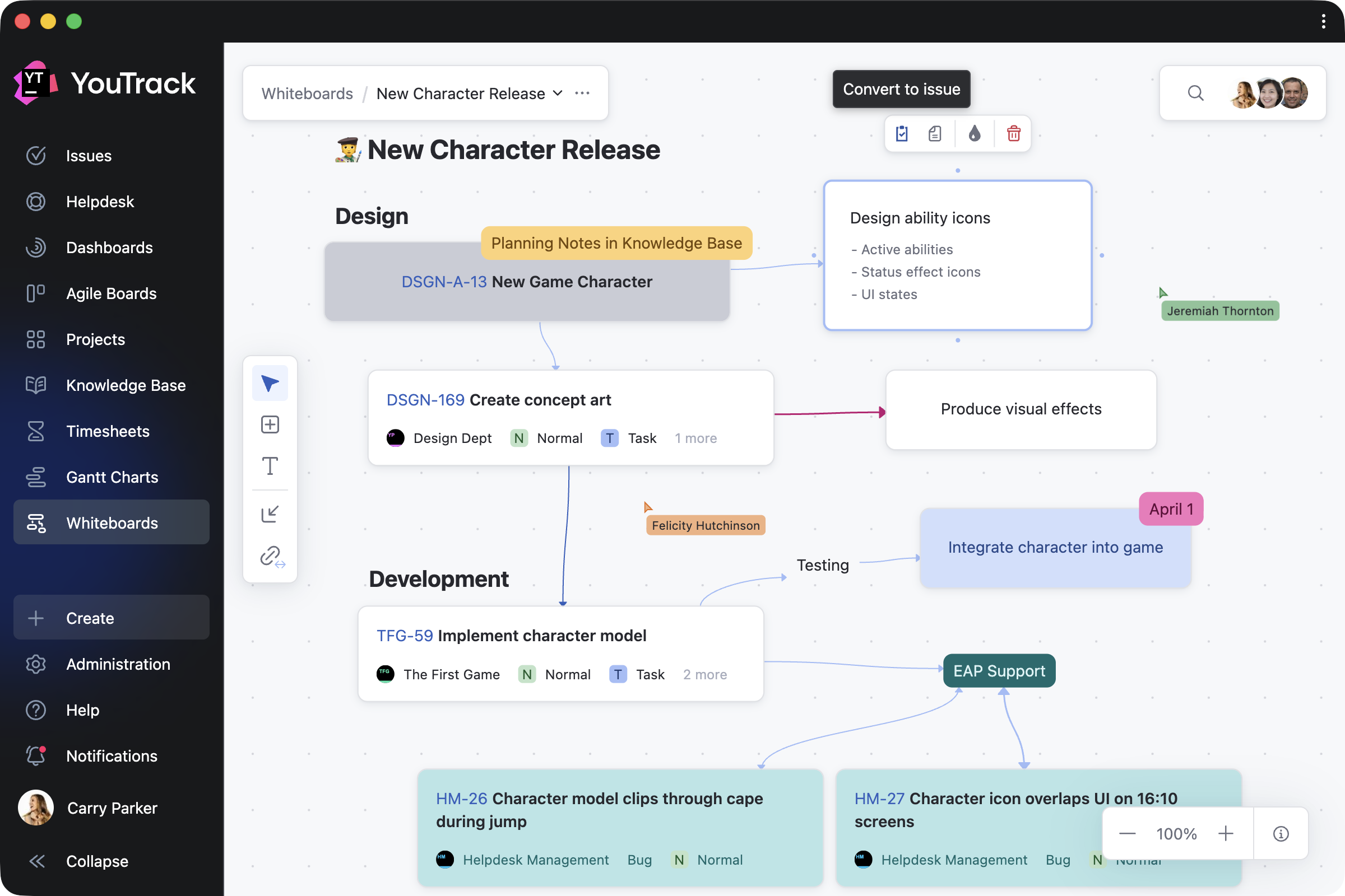 YouTrack for Software Development teams