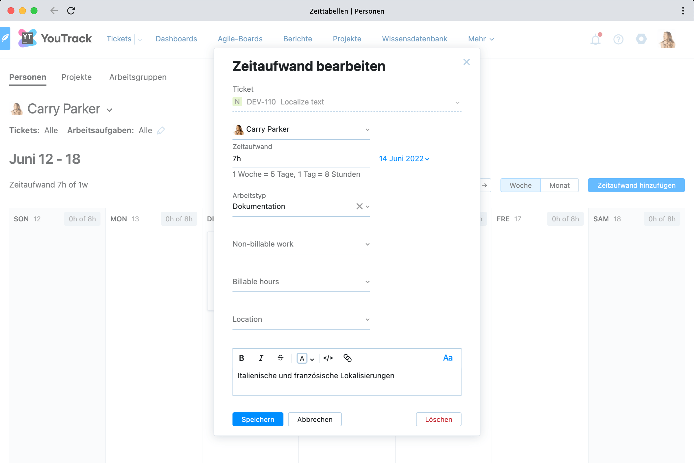 Präzise Erfassung von Arbeitsaufgaben