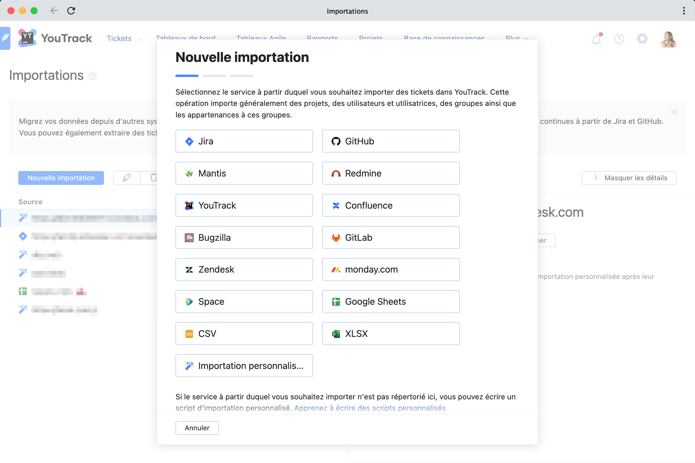 Articles importés de Space