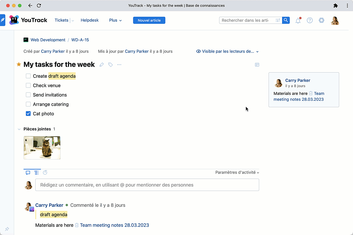 Exportez le contenu des articles au format PDF
