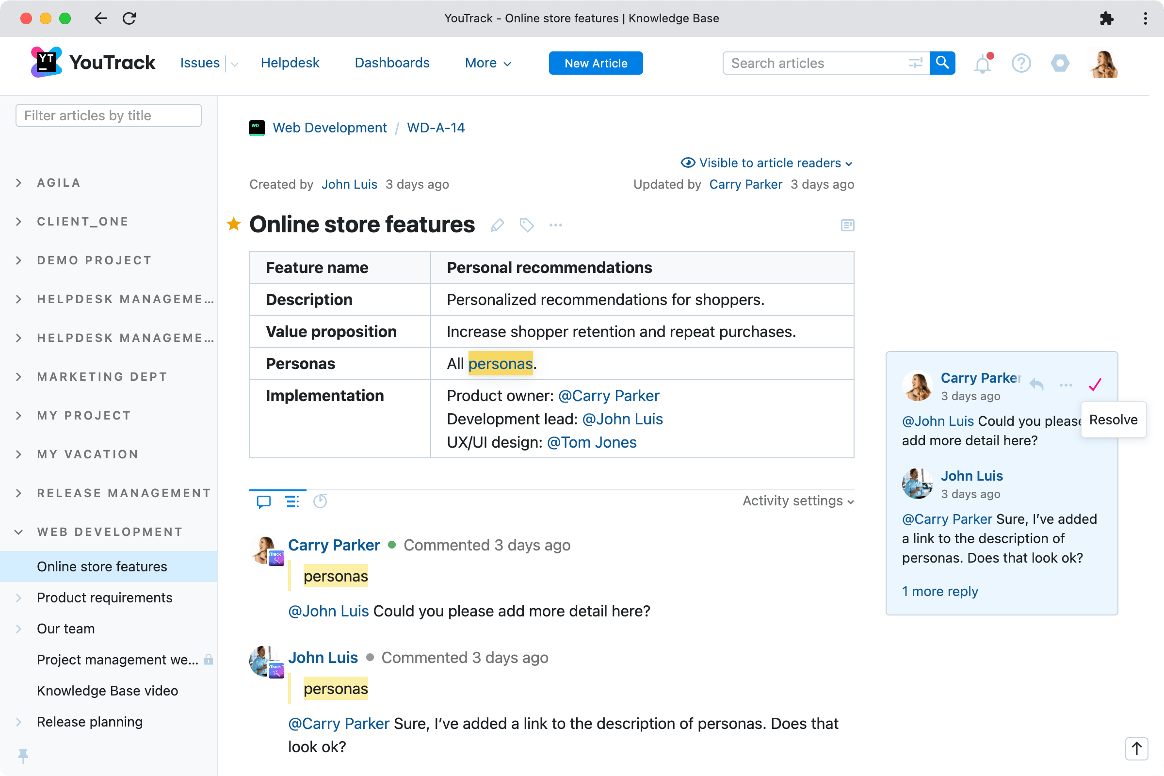 Discuss anything using inline comments
