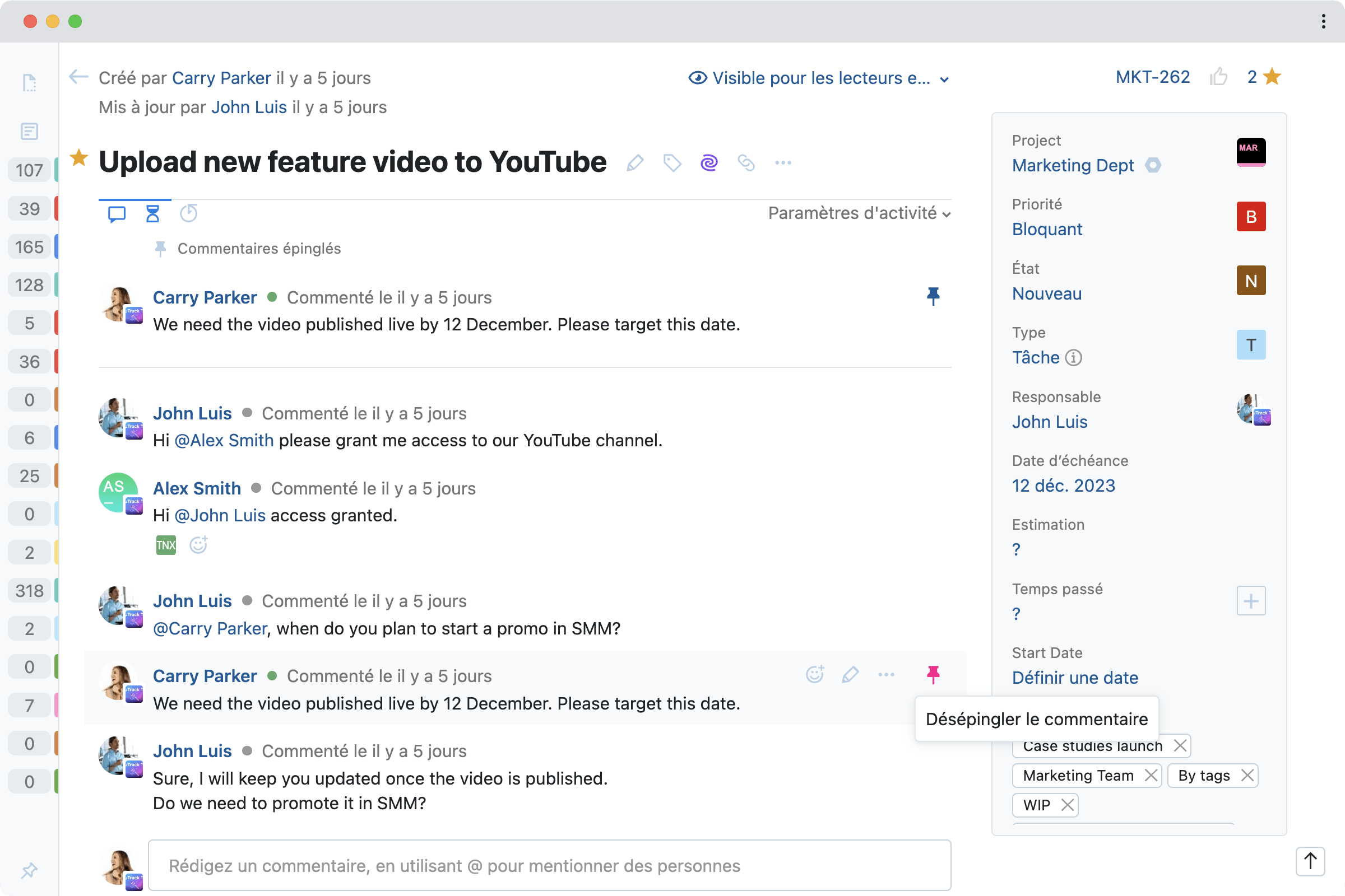 Mettre en ligne de nouvelles vidéos sur les fonctionnalités sur YouTube