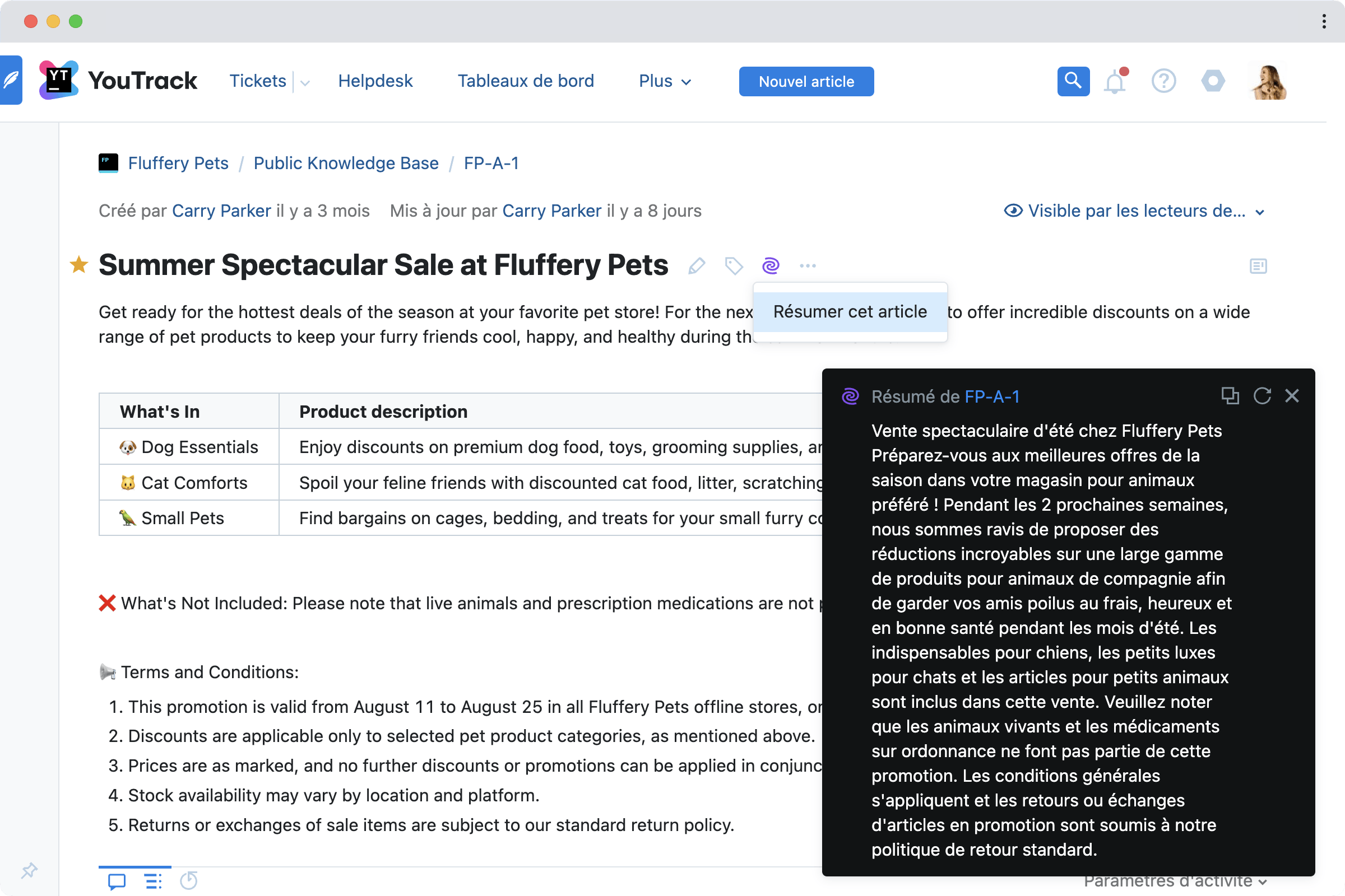 Soldes d'été spectaculaires chez Fluffery Pets