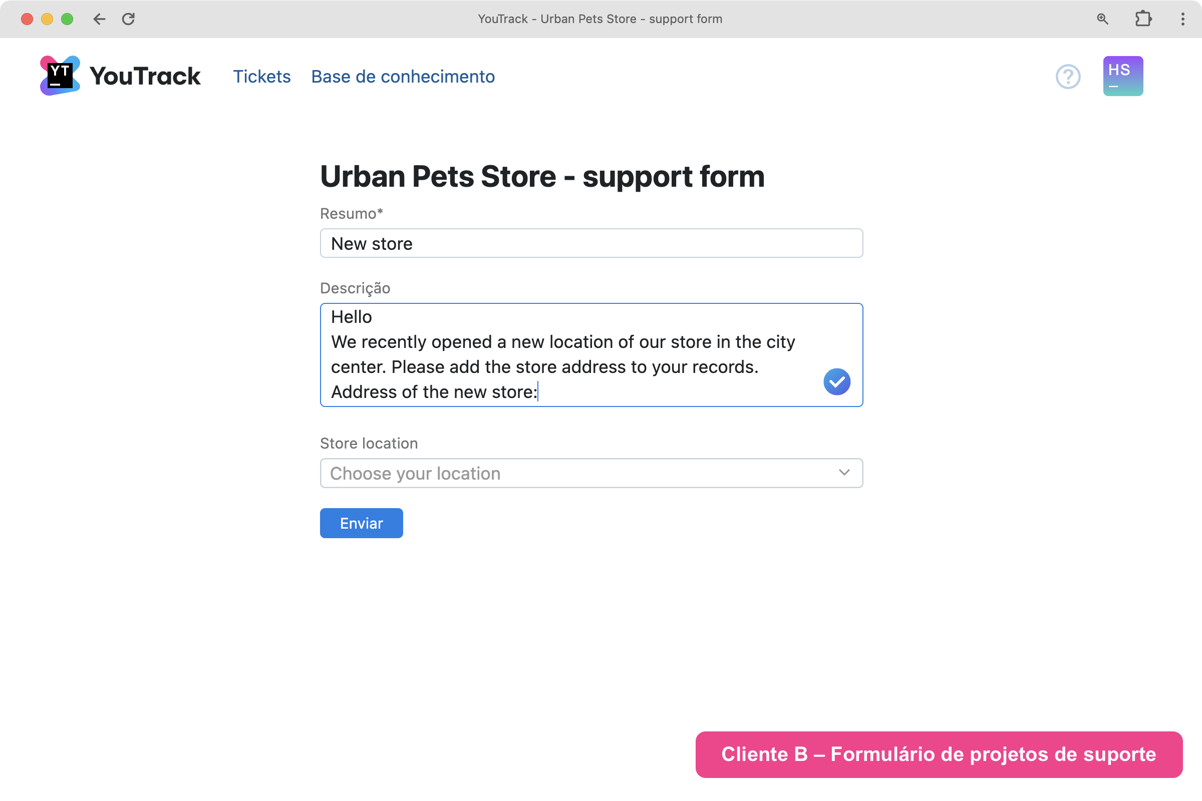 Upload de novos vídeos de recursos no YouTube