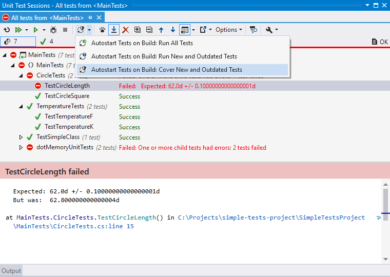 Continuous testing