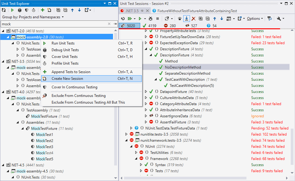 Unit tests